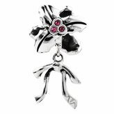 Thumbnail for your product : CHANGEABLE Women Fashion Jewelry Charms Dangles Women Girl Sterling Silver 925 Crystal Silvery Color Purple Fuchsia Clover Flower
