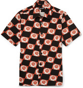 Thumbnail for your product : Raf Simons Floral-Print Cotton Shirt
