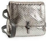 Thumbnail for your product : Elizabeth and James 'Cynnie' Snake Effect Leather Belt Bag