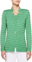 Thumbnail for your product : Misook Sliced One-Button Jacket, Petite