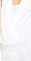 Thumbnail for your product : Helmut Lang Feather Jersey Wrap Romper