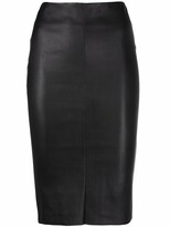 Thumbnail for your product : Drome Leather Pencil Skirt