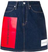 Thumbnail for your product : Calvin Klein Jeans multiple logo skirt