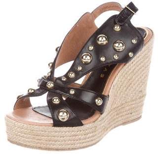 Paloma Barceló Palomitas by Studded Wedge Espadrilles