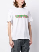 Thumbnail for your product : ICECREAM logo print cotton T-shirt