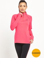 Thumbnail for your product : Asics 1/2 Zip Jersey Top - Pink