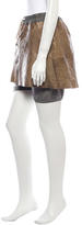 Thumbnail for your product : Rick Owens Leather Pod Shorts