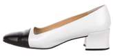 Thumbnail for your product : Ralph Lauren Leather Two-Tone Pumps