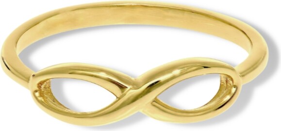 The Lovery Gold Infinity Ring 14K Gold