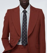 Thumbnail for your product : Gucci Double G crown jacquard silk tie