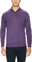 Thumbnail for your product : Cashmere Half Button Sweater