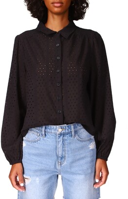 Eyelet Shirt | Shop the world's largest collection of fashion 