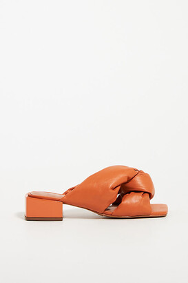 Anthropologie Andie Heeled Slide Sandals By in Orange Size 36 - ShopStyle  Mules & Clogs