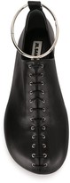 Thumbnail for your product : Jil Sander Lace-Up Cuffed Flat Shoes