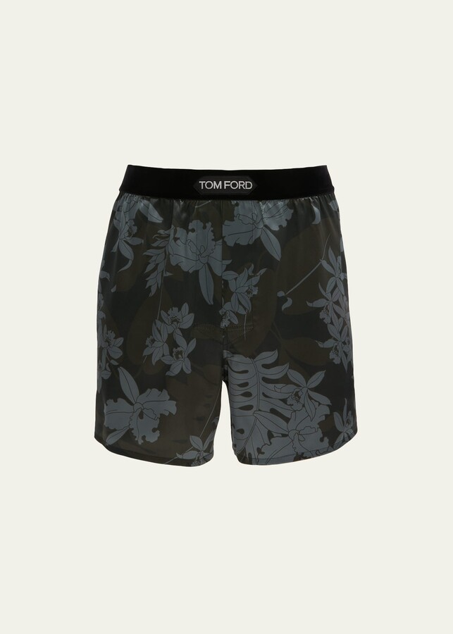 Tom Ford Men's Orchid Camo Silk Boxers - ShopStyle