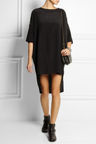 Thumbnail for your product : OAK Wide washed-silk mini dress