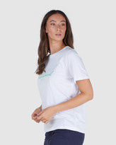 Thumbnail for your product : Elwood Women's White T-Shirts & Singlets - 96 Script Tee - Size One Size, 6 at The Iconic
