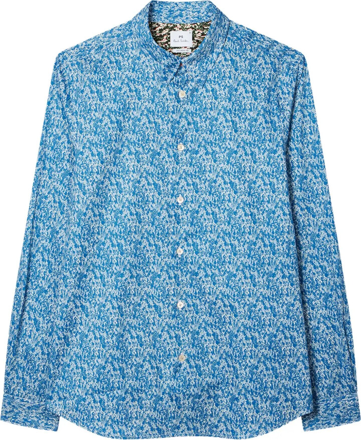 Paul Smith Yarrow buttoned floral shirt