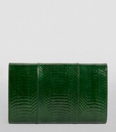 Thumbnail for your product : Judith Leiber Snakeskin Crystal Serpent Clutch Bag