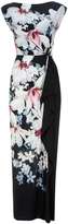 Thumbnail for your product : Black Floral Ruffle Maxi Dress