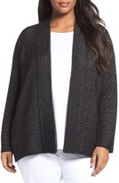 Thumbnail for your product : Eileen Fisher Plus Size Women's Silk Blend Ottoman Knit Cardigan