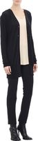 Thumbnail for your product : Ann Demeulemeester Belt-Back Mix-Stitch Cardigan-Black