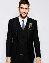 Thumbnail for your product : ASOS DESIGN Wedding Super Skinny Suit Jacket In Black