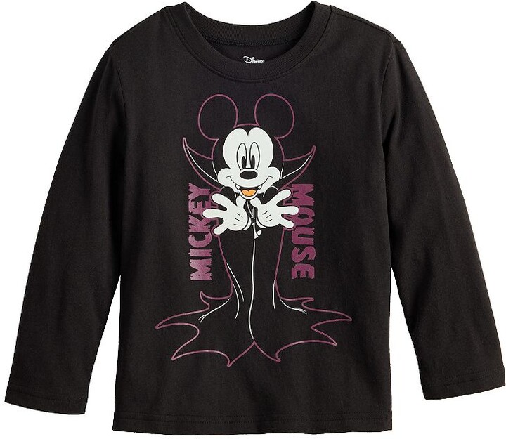 Disney/Jumping Beans Disney's Mickey Mouse Baby & Toddler Vampire Glow-In-The-Dark Graphic Tee