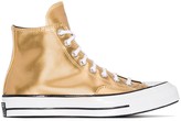 womens gold converse shoes
