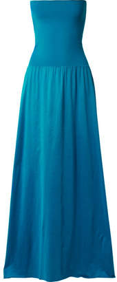 Eres Zephyr Ankara Cotton-jersey Maxi Dress - Turquoise