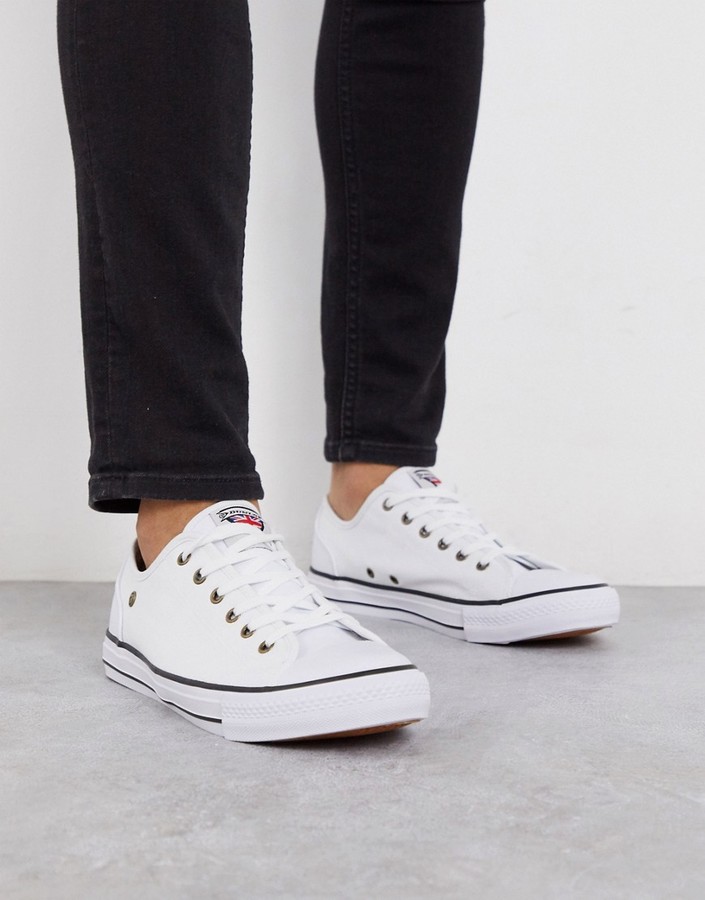 dunlop white plimsolls