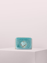 Thumbnail for your product : Kate Spade Nicola Shearling Twistlock Small Convertible Chain Shoulder Bag