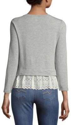 Rebecca Taylor Terry Embroidered Top