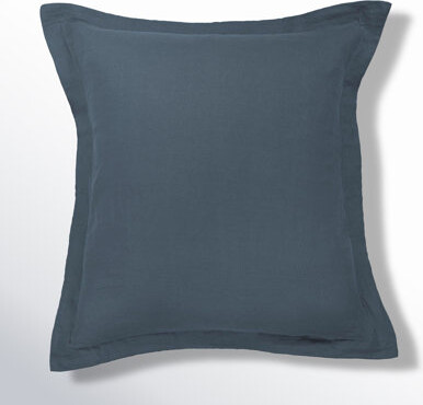 BOKSER HOME 100% French Linen Flanged 26" X 26" Euro Sham