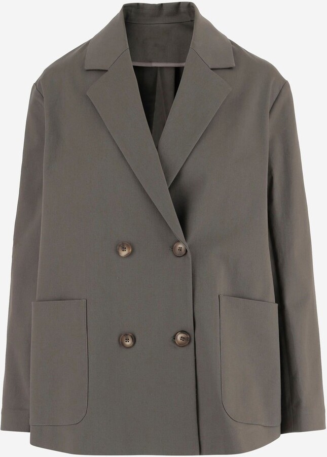 F.It Double-Breasted Blazer
