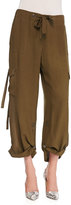 Thumbnail for your product : Go Silk Silk Cargo Pants, Petite