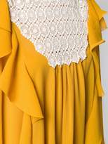 Thumbnail for your product : Philosophy di Lorenzo Serafini lace panel ruffle dress