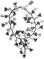Thumbnail for your product : Black and White Smokey Quartz Crystal Waterfall Necklace