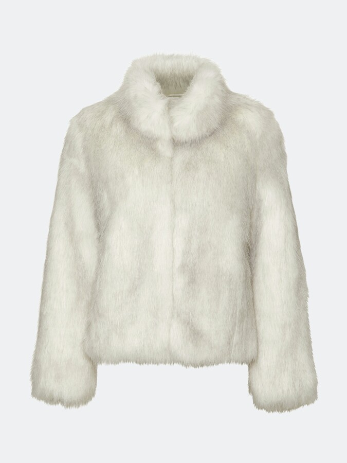 faux fur evening jackets