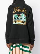 Thumbnail for your product : Fendi embellished bomber jacket
