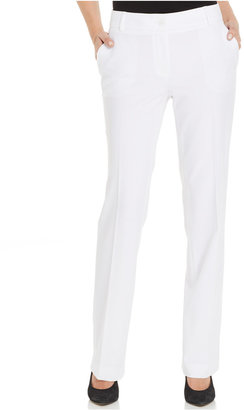 Jones New York Collection Solid Wide-Leg Flare Pants