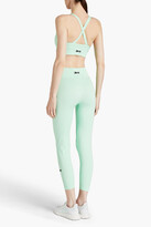 Thumbnail for your product : Reebok Jacquard-trimmed stretch sports bra