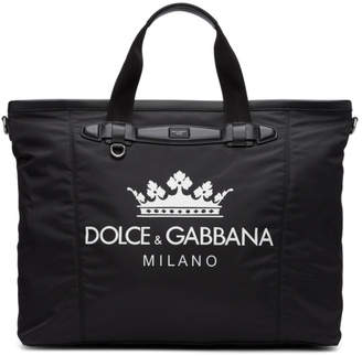 Dolce & Gabbana Black Travel Tote