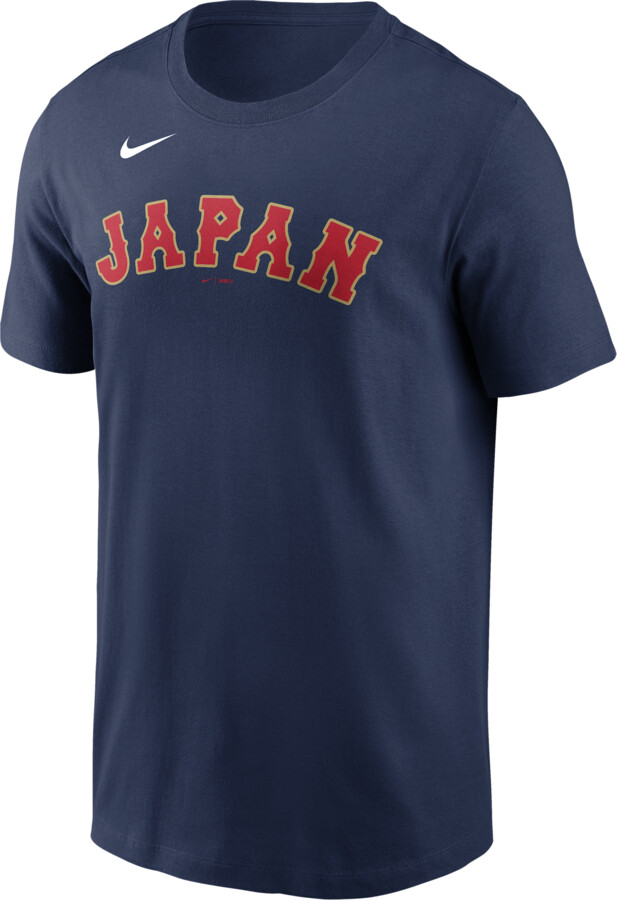 Nike Yoshinobu Yamamoto Japan National Baseball Team 2026 World Baseball Classic Men's T-Shirt in Blue | N19944BW3J-CZA