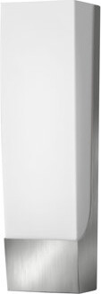 Medallion Lighting 1 - Light Dimmable Brushed Steel Flush Mount