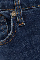 Thumbnail for your product : 7 For All Mankind Distressed Mid-rise Slim-leg Jeans