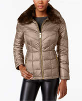 Thumbnail for your product : Kenneth Cole Faux-Fur-Collar Down Puffer Coat, Created for Macy's