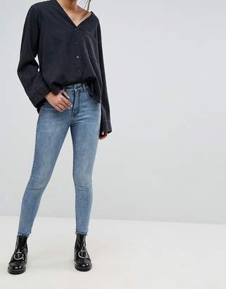 Dr. Denim Mid Rise Jean with Back Leg Zips
