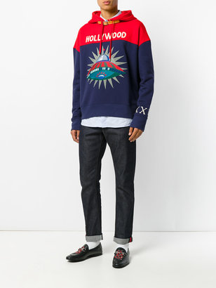 Gucci embellished cotton hoodie