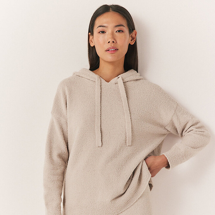 The White Company Super Soft Snuggle Knit Hoodie - ShopStyle